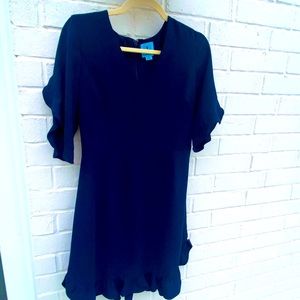 Cece dress w ruffle sleeve